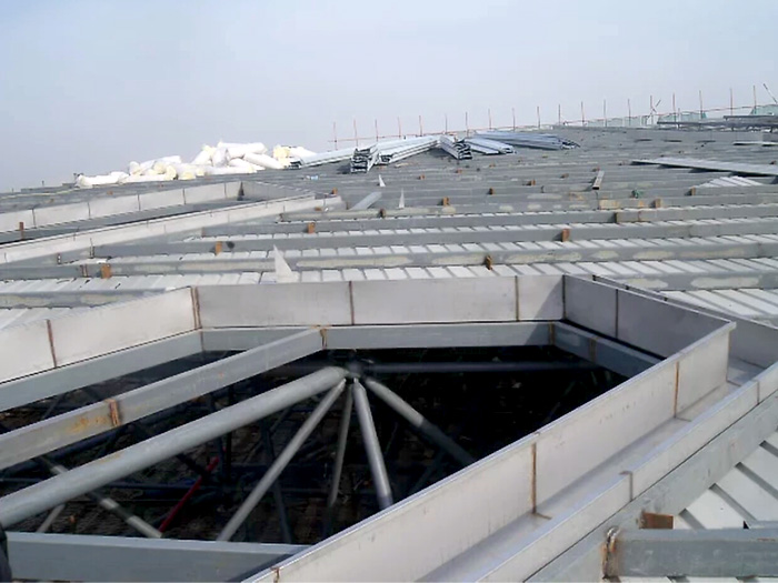 台州安吉县体育馆网架